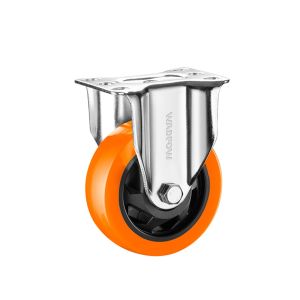 黑色牛仔轮鑫德寸固定承重Bánh xe đẩy 3inch, đường kính cả lốp: 75mm, khả năng chịu tải cố định: 300 KG, lắp trên vật thể như xe, bàn đẩy để di chuyển vật liệu, nhãn hiệu: XINDE, hàng mới 100%3300KG